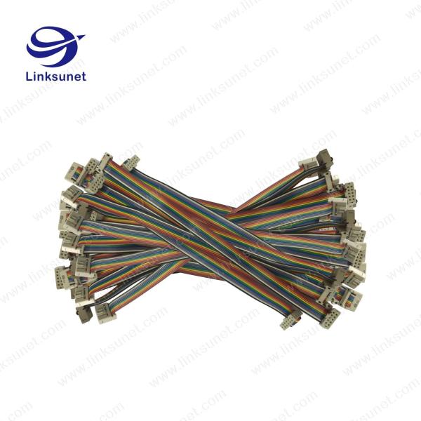 3M C3811 / 26SF add HRS FX2B-52SA-1 , 10 way 2.54mm pitch , right angle mother IDC Connector Termial Harnes / Matiel PA6