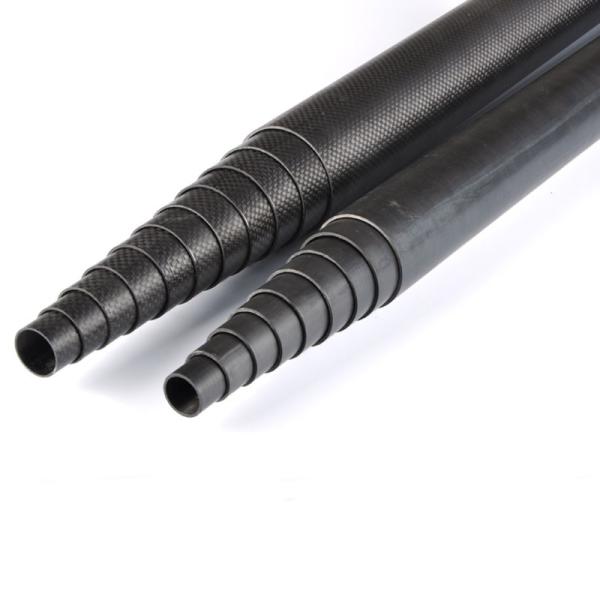 A fibra do carbono da sarja que encurta os tubos veste - resistente