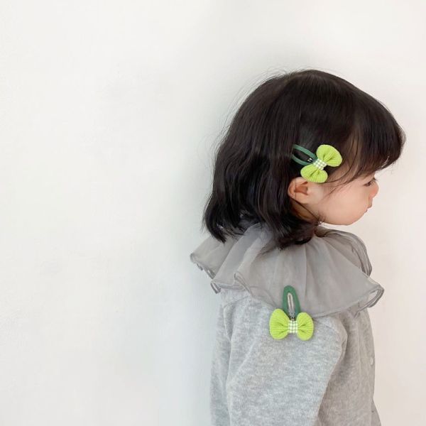 ins DIY girls accessories kids fabric BB clip headpiece clipped handmade fringe clip hair accessories