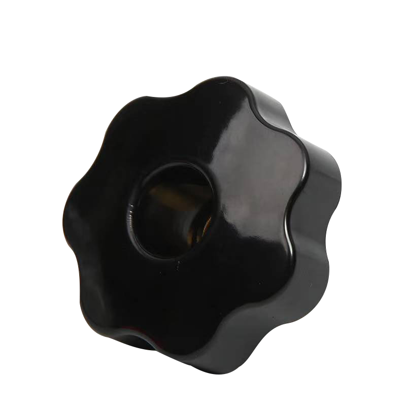 Stars Plastic Knob Black M8 M10 M12 Bolt Metal Bolt Through Bolt