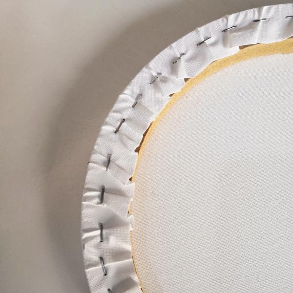 Custom Size Round Stretched Canvas Board with MDF Frame Waterproof and 1.5cm Thickness for Oil Acrylic Paints