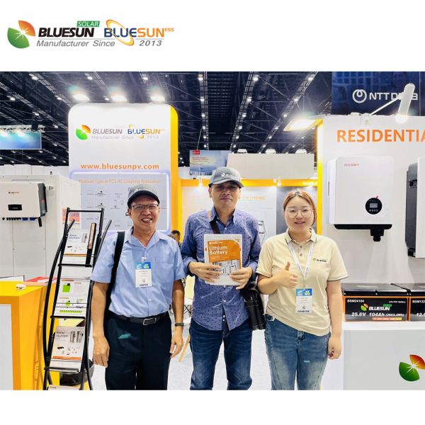 Nigeria Stock Bluesun Hot Sale Solar Panels Hjt Solar Panels 500w 550w 585w  Home Solar Panel Price