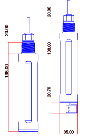 IP68 Online Water Turbidity Sensor Optical Probe Automatic Cleaning ODM