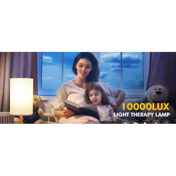 Plastic Daylight Mood Lamp White Daylight Lamp For Seasonal Affective Disorder