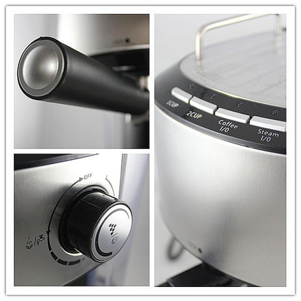 DIY Custom Color Espresso Coffee Maker Family 15 Bar 1.0L Automatic Removable Filter