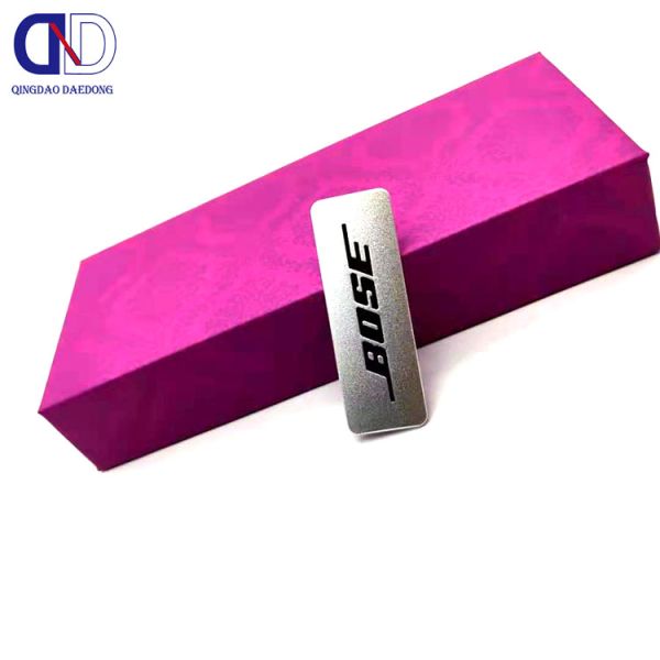 Aluminium Metal Custom Logo Electroformed Signs for Product Identification and Branding