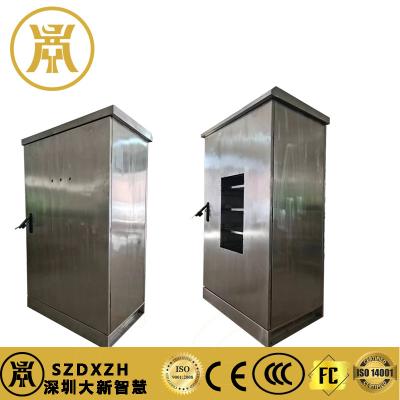 IP55 2 Compartments Outdoor Power Cabinet With Anti Theft Three Point Lock