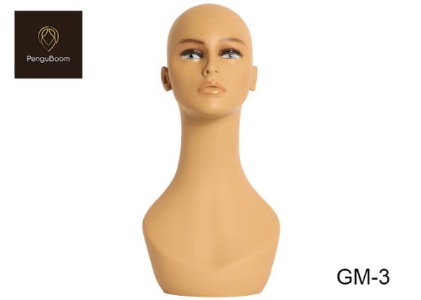 Gm-3 Stylish Life Size Mannequin Head Without Hair Elegant And Generous Can Wear Earring