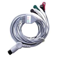 TPU Material de isolamento 3/5 Cabo de ECG de chumbo para monitor de pacientes Rainbow Cabos para equipamento de diagnóstico in vitro