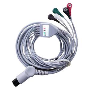 Material de isolamento TPU 3/5 Cabo de ECG de chumbo para monitor do paciente