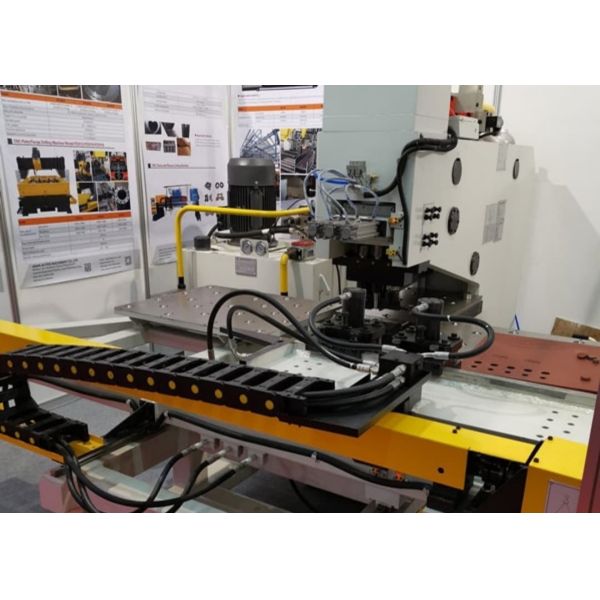Gusset Plate Processing BNCZ100 CNC Plate Punching And Drilling Machine Heavy Plate Hole Making