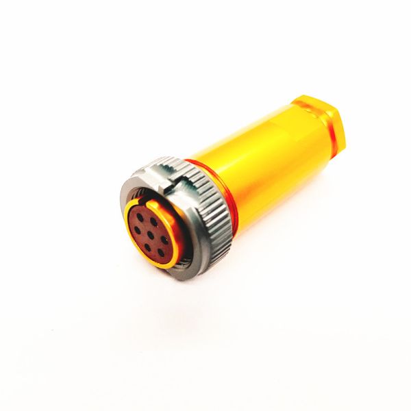 Circular Connector PC Series 19 Pins Socket Pin Connector with Aluminum Alloy Body and Bakelite Insulator