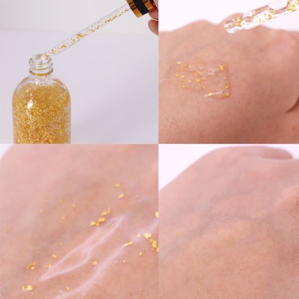 Private Label 24K Gold Face Serum , Anti Aging / Anti Wrinkle Facial Serum