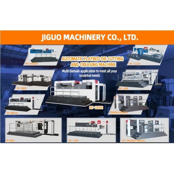 JIGUO MY-800H Automatic Die Cutting Machine 810x610mm 8500s/h