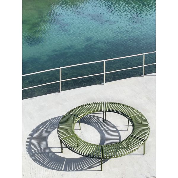 Y Mail Packing Minimalist Garden Set Outdoor Furniture Park Bench Patio Steel Bench