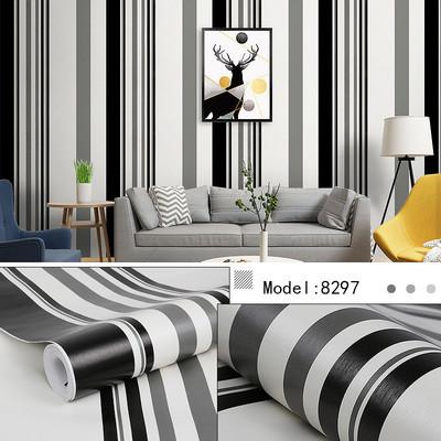 45cm Width Wallpapers European Style Peel and Stick Vinyl PVC Floral Wallpaper for Home Decor
