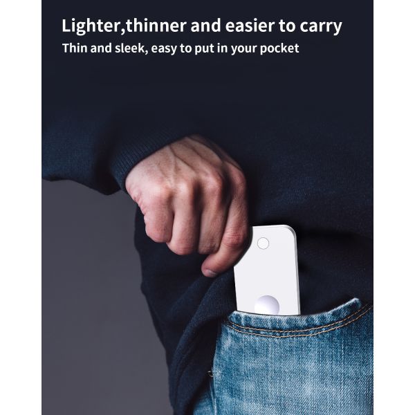 Portable Keychain Cordless Power Bank 1500mAh Mini Capsule Pocket Charger For Phone Watch