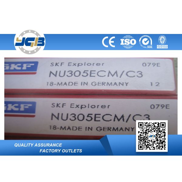 NU305ECP C3 25 x 62 x 17 MM Bearing Roller Cylindrical For Internal Combustion Engine