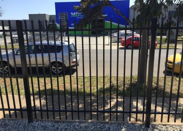 Australia Black Powder Coated Spear Top Garrison Fencing/Wrought Iron Fencing
