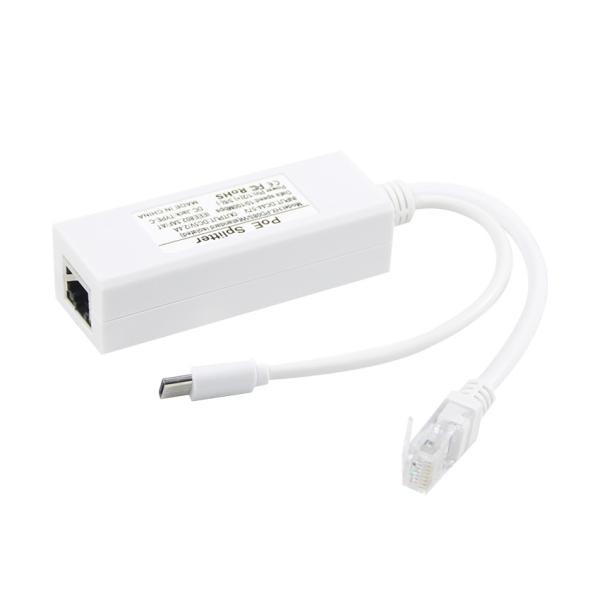 48V a 24V 12V 5V POE Splitter 10/100Mbps para Roteador WiFi