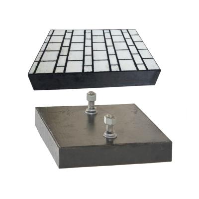 Circle 95% Alumina Ceramic Lining Wear Resistant ZTA Ceramic Tiles