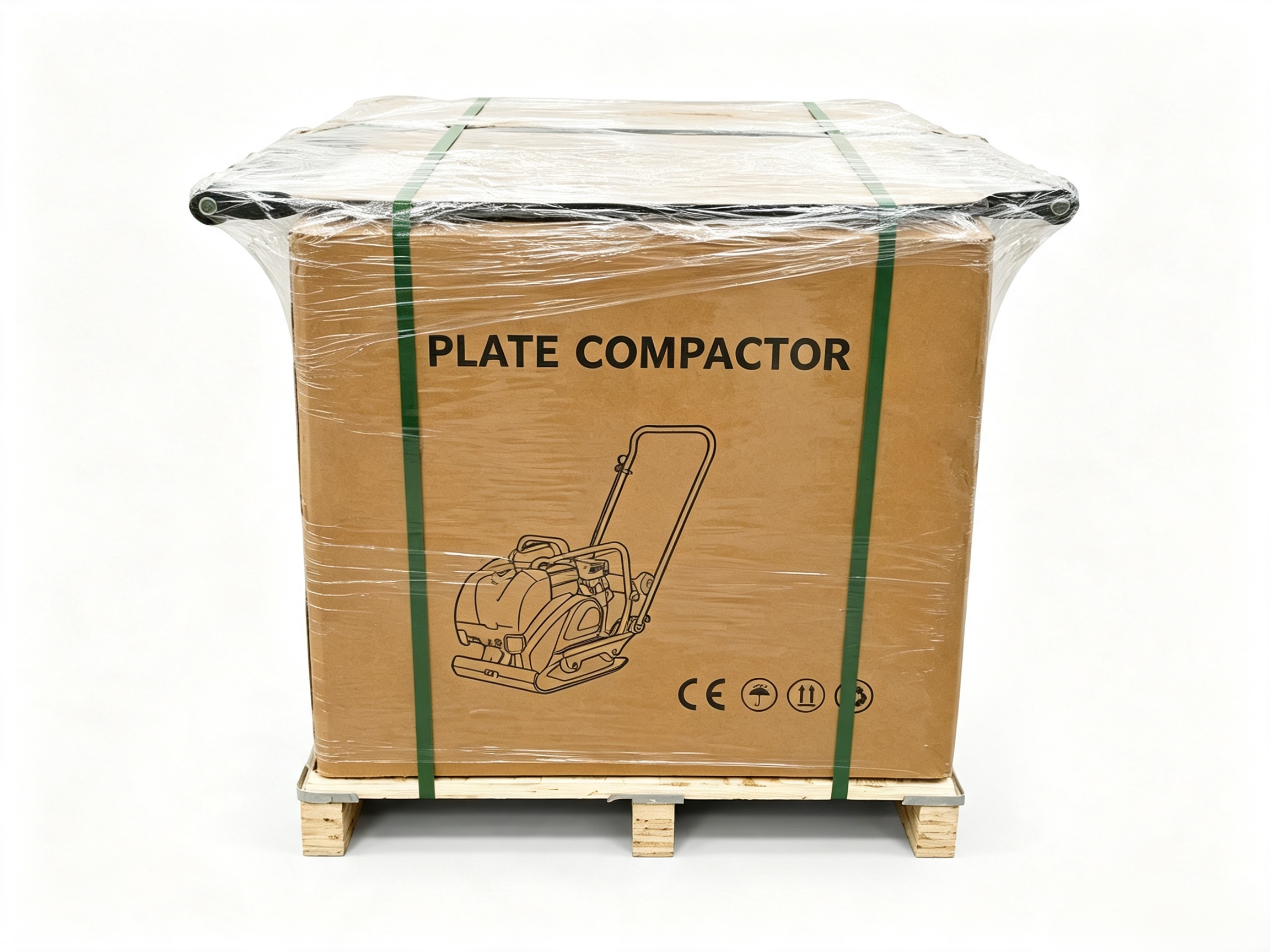 125kg Reverisble Type Gasoline Power Vibrating Plate Compactor Export in Kenya