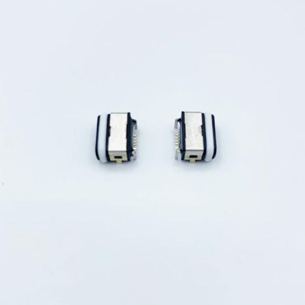 Micro USB 5P Female B Type DIP Connector Waterproof IP67 Level