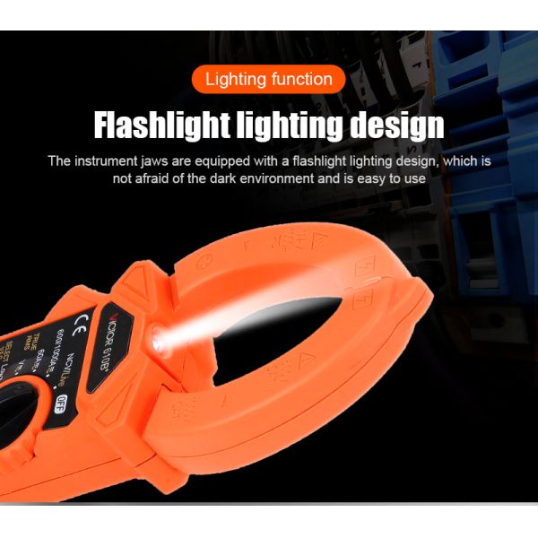 VFC True RMS NCV VICTOR 1000V 1000A Digital Clamp Meter 5999 Counts
