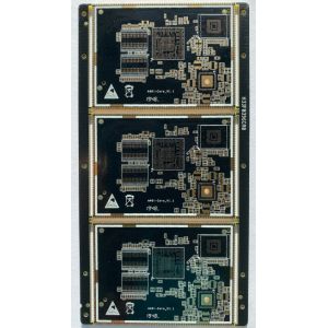 Плата с печатным монтажом управлением импеданса Фр4 изготовленная на заказ 10 слоев для безопасности автомобильной