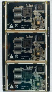 Placa de circuito impresso do costume do controle da impedância Fr4 10 camadas