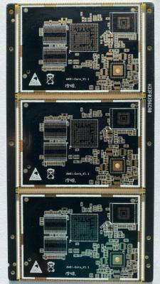 Placa de circuito impresso do costume do controle da impedância Fr4 10 camadas para a segurança automotivo