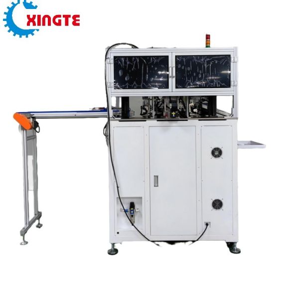 220V 50Hz Fully Automatic Coil Winding Machine , 2 Stations Toroidal Coil Winder