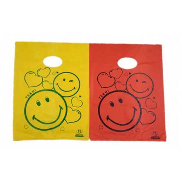 Cornstarch Organic PE Plastic Bag Colorful For Shopping LDPE Eco Friendly