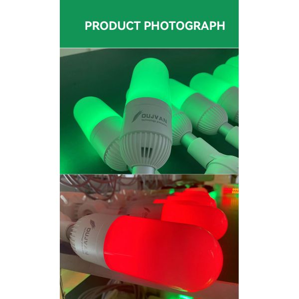 Feu de signalisation d'avertissement de tour personnalisé à une seule couche et à trois couleurs LED