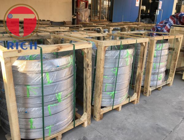 Tube d'échangeur de chaleur en acier inoxydable sans soudure de 16 mm 30 mm certifié ISO