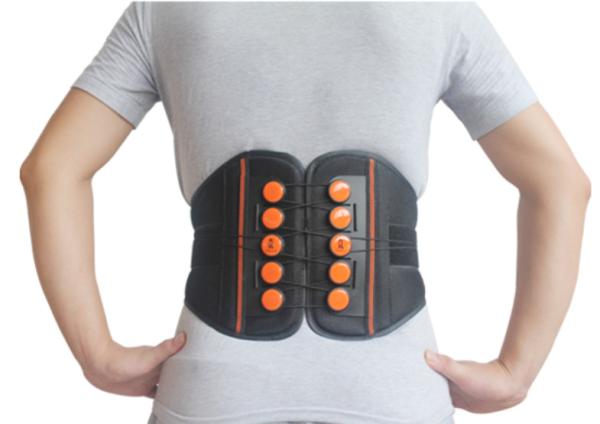 Lower Back Pain Adjustable Back Spine Brace Support With Dual Pulley System