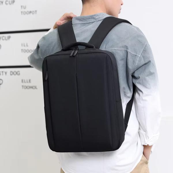 Sac à dos en toile et cuir vintage avec fermeture éclair, léger et décontracté pour hommes et femmes