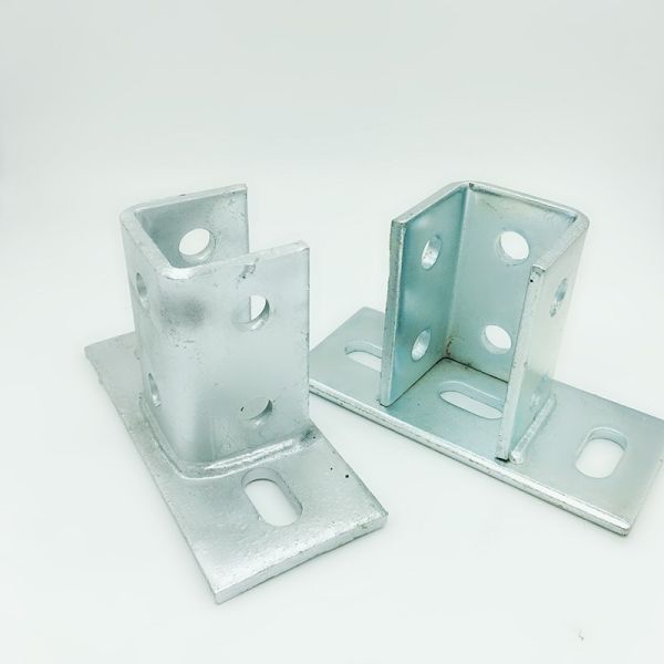 Steel Strut Channel Fittings Angle Bracket Connector Support System Channel Accessories