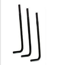 Carbon Steel L Type Anchor Bolts for Foundation Grade 4.8/8.8/10.9/12.9 DIN Standard