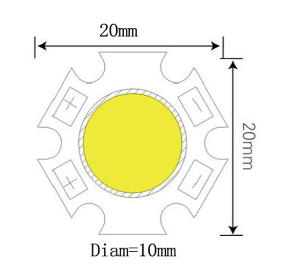 China Market CE RoHS New LED 3w 7w 9w 10w 12w 15w 20w 30w COB LED Lighting