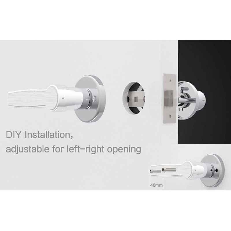 TTlock Fingerprint Bluetooth Smart Lock Keyless Zinc Alloy Handle