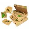 8 Inch Varnishing BE Flute Pizza Packaging Box Corrugated Paper Packing Box