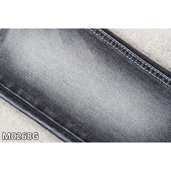 Sulfur Black Denim Fabric  Stretch Jeans 10 oz  Good Price China Factory Legging