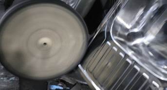 0.6mm 0.8mm падают в двойную раковину шара с one piece Drainboard