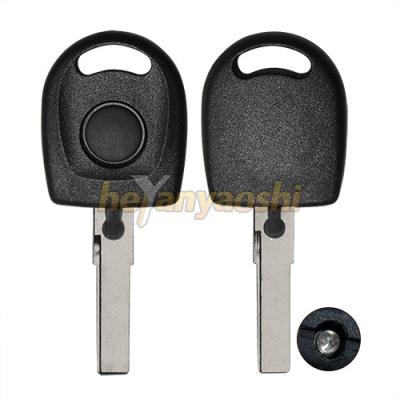 Hu66 Brass Blade Vw Key Fob Shell , Volkswagen Key Shell Replacement