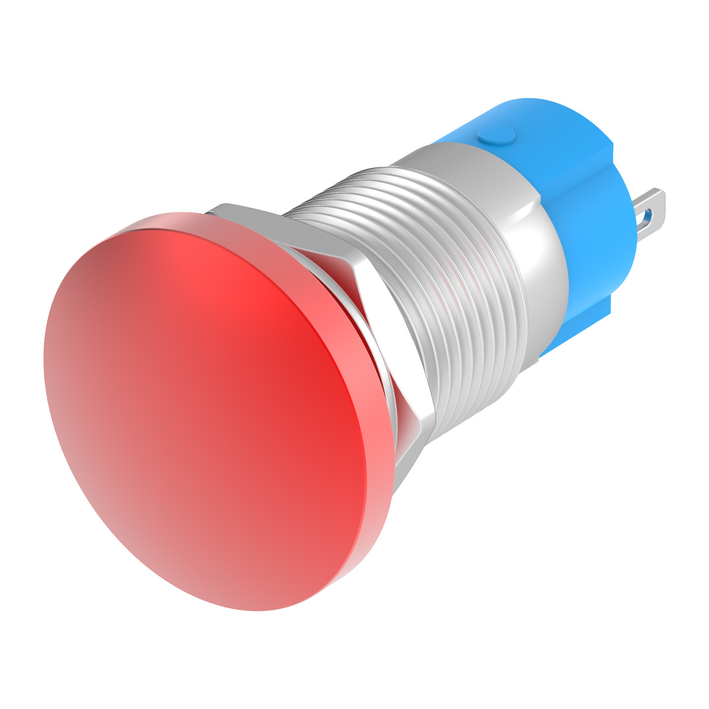 12mm self-locking mushroom head button switch NO normally open and closed momentary reset press-type red start small button