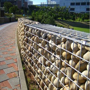 2x1x1m Welded Gabion Basket Hot Dipped Galvanized Gabion Boxes Wire Mesh Fence Gabion Wall Cage Factory