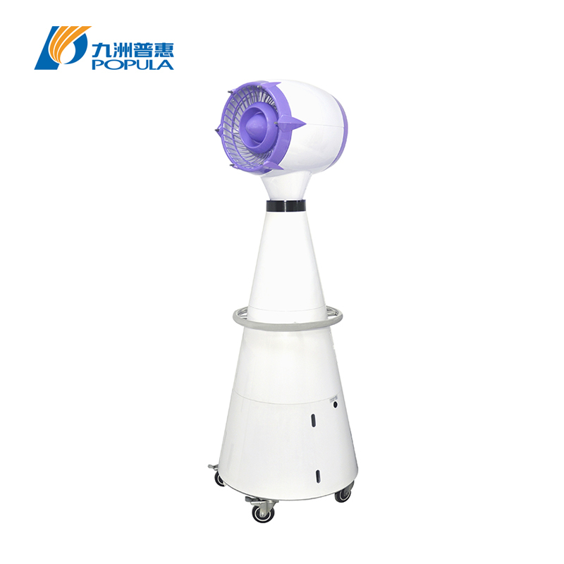 Mobile Pressure Type Misting Cooling Fan IPX5 Waterproof With DC Variable Speed Motor