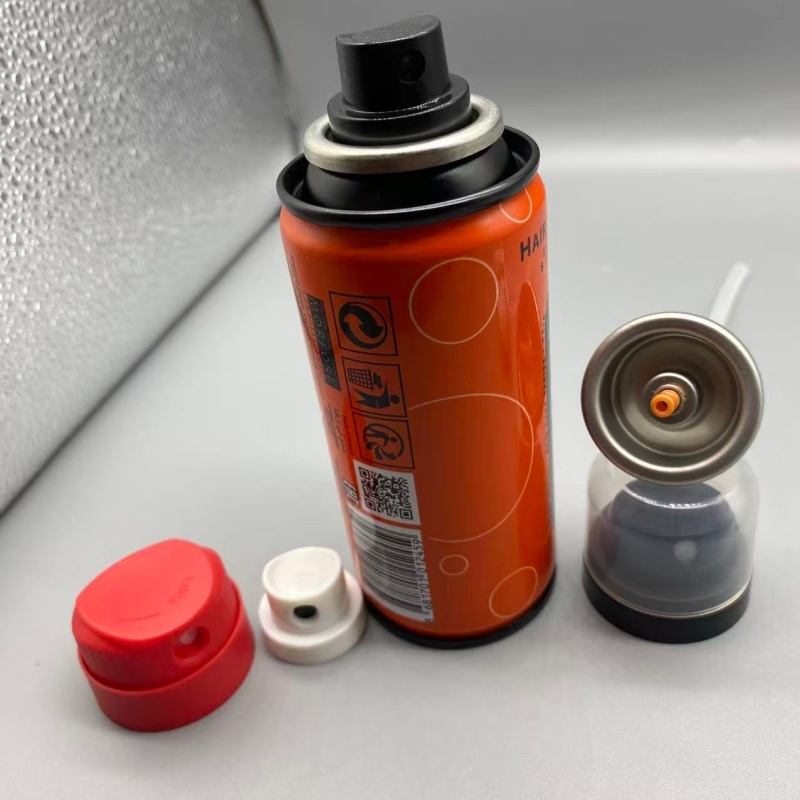 Reliable Hair Glue Spray Aerosol Valve with Precision Mist, Anti-Clogging Nozzle, and Chemical-Resistant Design for Hair Extension Fixing