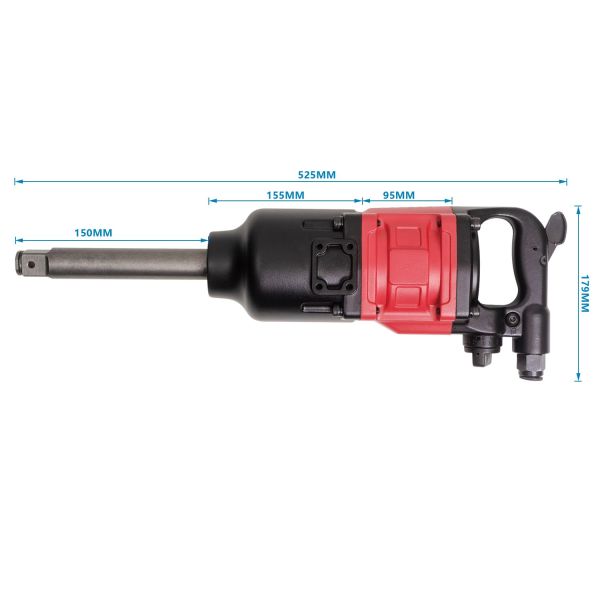 Специализированная шина для грузовиков 1 дюймовый воздушный ударный ключ 3000 Н.М. крутящий момент 525 мм * 178 мм